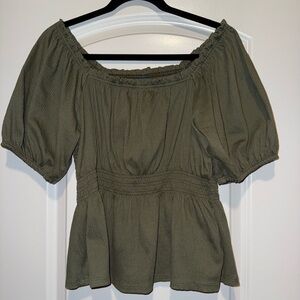 Old Navy Olive Green Women's Blouse